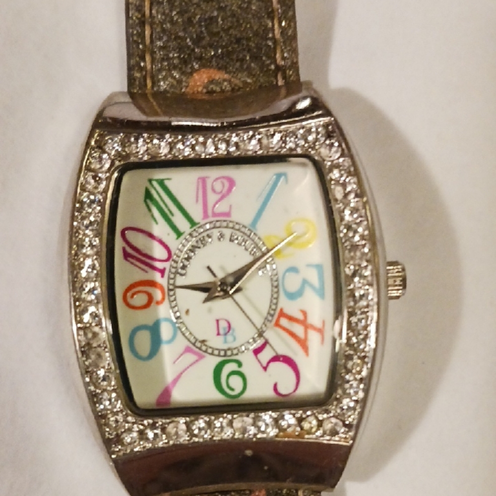 Dooney & Bourke Multicolor Crystal Watch